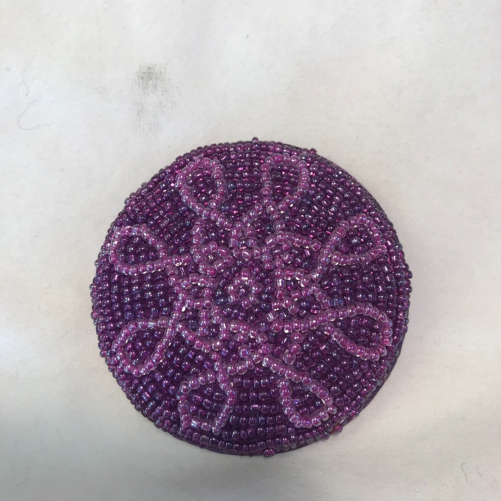 Mark by Avon 2005 Karmala Beaded Mirror purple